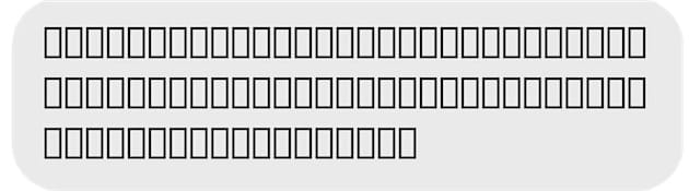 Unicode message d&#39;erreur avec plein de rectangle