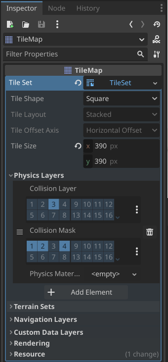 Tilemap Physics Layer